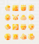 Himawari Yellow - Icon Pack screenshot 4