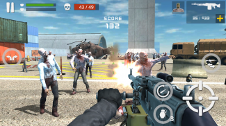 Dead Zombie Battle : Zombie Defense Warfare screenshot 0