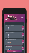 Abs Workout For Women |  At Home & Equipment Free screenshot 1