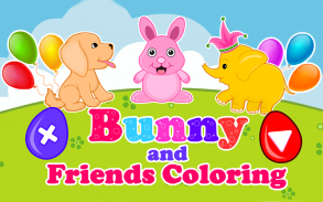 Bunny and Friends Coloring screenshot 11