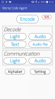 Morse Code Agent (Standard) Screen