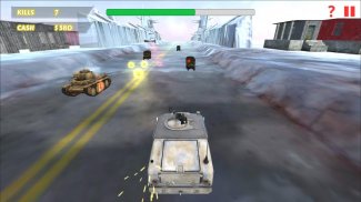 Corridas carro tiro jogo screenshot 1