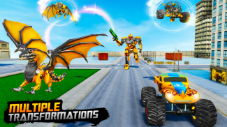 Monster Truck Robot Car Game screenshot 1