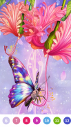 Butterfly Paint by Number Game screenshot 1