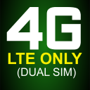 4G LTE Only Network Mode Mobile (Dual SIM) Icon