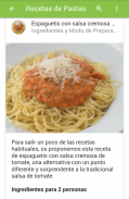 Recetas De Pastas screenshot 2