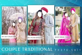 Couple Traditional Photo Suit screenshot 0