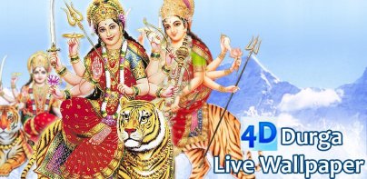 4D Maa Durga Live Wallpaper