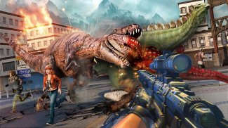 Dino Hunter Sniper 3d: Dinosauro libero fps di sc screenshot 6