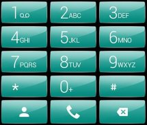 Dialer theme Gloss Green screenshot 0