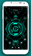 Futuristic Launcher 3 -AppLock screenshot 1