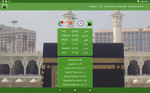 Tempo de oração Qibla Islam.ms screenshot 1