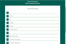Sistem Pendataan Mustahik screenshot 3