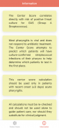 Centor Score for Sore Throat screenshot 2