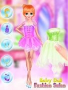 沙龙游戏婴儿娃娃时尚 screenshot 3