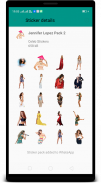 Jennifer Lopez WAStickerApps : Stickers 4 Whatsapp screenshot 0