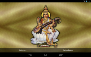 Maa Saraswati Live Wallpaper screenshot 7