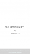 As A Man Thinketh - Night Mode by James Allen screenshot 0