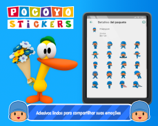 Pocoyo sticker: adesivi per Whatsapp screenshot 9