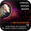 My Photo Lyrical Status Maker - Particle Wave Beat Icon