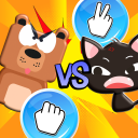 Dog vs Cat RPS Battle Icon