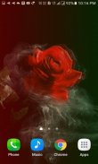 Smoky Red Rose LWP screenshot 1