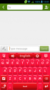 लाल प्लास्टिक कीबोर्ड screenshot 1