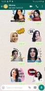 WAStickerapp Seleb Ibu Kota Stiker WA Lucu-Lucu screenshot 3