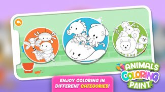 Animals Coloring Paint Puzzle screenshot 4