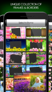Flowers Photo Editor: Frames, Stickers & Collage screenshot 1