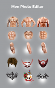 Men Body Styles SixPack tattoo - Photo Editor app screenshot 2