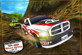 4x4 Jeep Rally pemandu Sim 3D screenshot 2