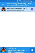 Radio Gong Würzburg 106.9 App FM Free Online screenshot 3