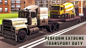 Construction Vehicles Cargo Truck Game screenshot 0