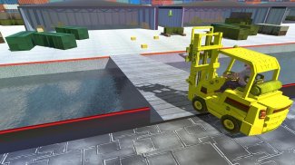 Airport Forklift Mengemudi Mesin Berat Sim 3D screenshot 3