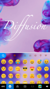 Tema Keyboard Diffusion Purple screenshot 4