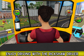 Rickshaw Simulator 2020: Tuk Tuk Rickshaw Games screenshot 2