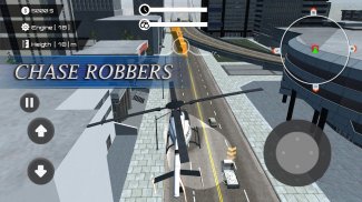 City Police Helicopter Chase Sim 3D screenshot 0