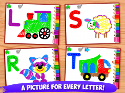 Spiele zum Malen für Kinder 🎨 Buchstaben lernen! screenshot 9