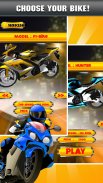 Велосипед Highway Moto Bike 3D Rider screenshot 3