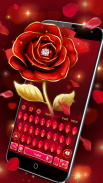 Luxurious Red Rose Keyboard Theme 🌹 screenshot 2