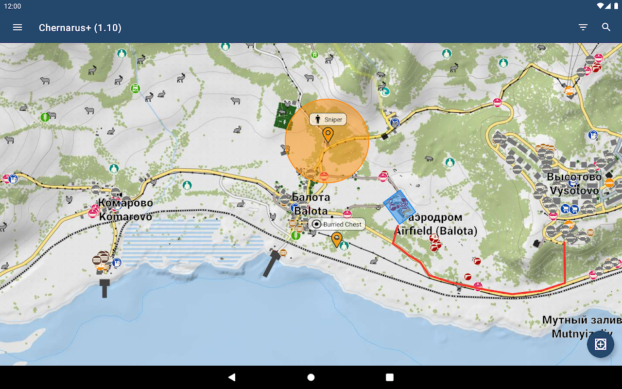 3B DAYZ - Map 3D HD Chernarus + liens iZurvive Android