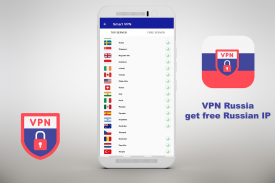 Free VPN Russia - get Russian IP - VPN ‏ ⭐⭐⭐⭐⭐ screenshot 1