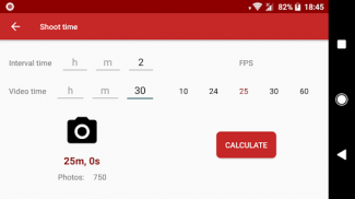 Time-lapse Calculator screenshot 2