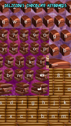 स्वादिष्ट चॉकलेट कीबोर्ड screenshot 0