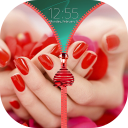 Romantic Zipper Lock Screen Icon