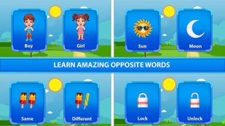 Learn Opposite Words For Kids - Antonyms words screenshot 6