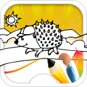 Coloring Book For Kids Animal Icon