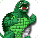 Kaiju Pixel Art Colored