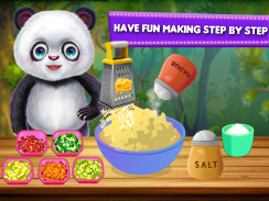 Panda Chef’s Kitchen Pizza Cooking screenshot 2